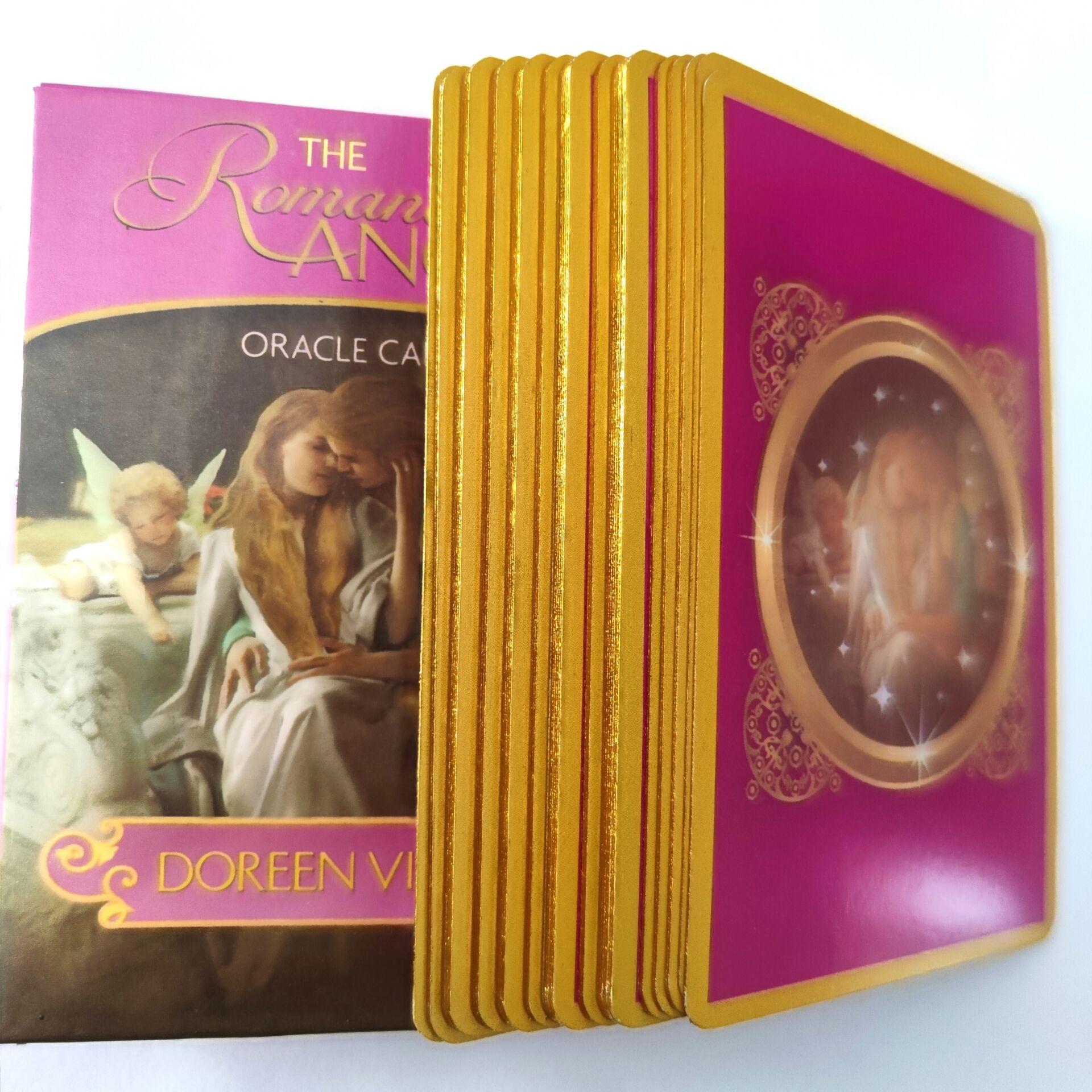

12X7 см Романтические ангелы Oracle Cards Game Party Настольная игра с бумажным путеводителем