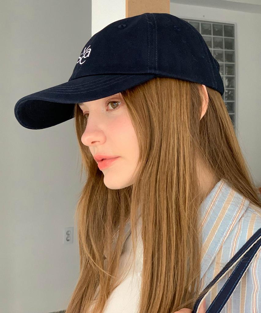 Baseukala Vasc Logo Stitch Embroidered Ball Cap Navy
