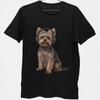 Yorkshire Terrier Headphones T-Shirt Cute DJ Dog Graphic Tee Unisex