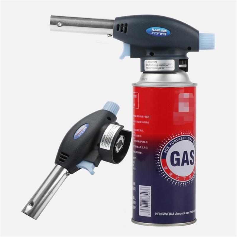Camping Gas  Torch Welding Lighter Igniter Butane Burner Waterproof Flame Tool