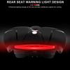 Big Butt Bicycle Saddle With Tail Light Hollow Breathable Comfortable Shock Absorbing MTB Cushion Bike Front Seat Thicken Widen