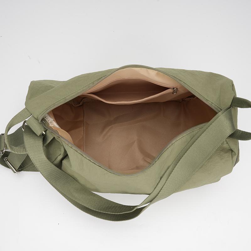 New Crossbody Bags Large Capacity Korean Simplified Shoulder Bag Lightweight Solid Color Dumpling Bag Travel