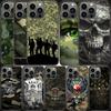 Camouflage Farbe Handyhülle Für Apple Iphone 16 15 Plus Weich 13 12 Mini Hülle 11 14 Pro Max Capa X XS XR 8 7 Schale Coque Silikon
