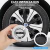 4 Stück 64mm Radnabenkappe Nabenkappe Abzeichen Emblem Aufkleber Autozubehör Für Volvo S40 S60 S80L XC60 XC90 V40 V60 V50 V90