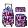 Kpop Witch Hunters Casual Backpack Digital Printing Men'S And Women'S Commuter Backpack Rod Backpack Student Bag