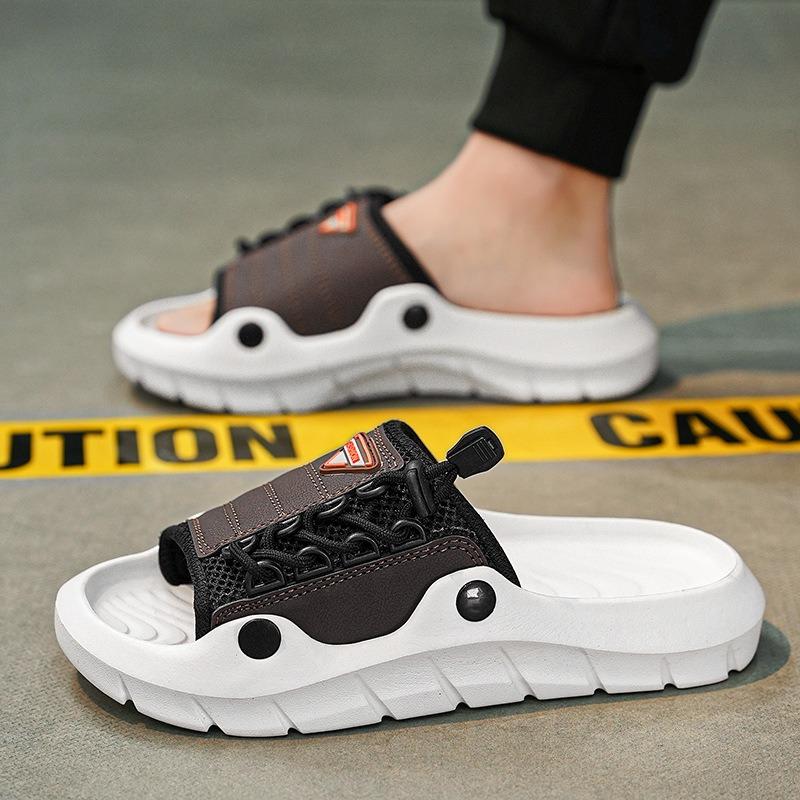 Hausschuhe für Herren Lässige Sport-Hausschuhe Designer-Sandalen Outdoor Rutschfest Strand-Hausschuhe Herren Flip-Flops Pantoletten