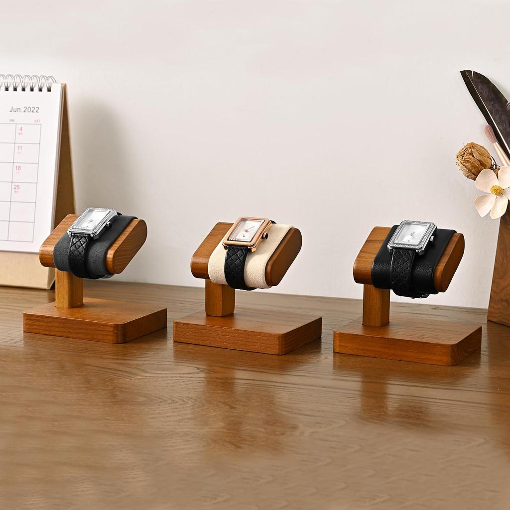 Oirlv Wooden Watch Single Compatible with Qualified SM21402 Stand, Watch, Portable, Mini, Storage, Display, Photography, High-End, Stylish, Invoices,