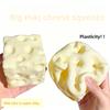 Süßer Käsewürfel Stressball Formbarer Knetball Nicht Rückprallend Sensorische Fidget Spielzeuge für Kinder und Erwachsene Entspannend Ideale Geschenke