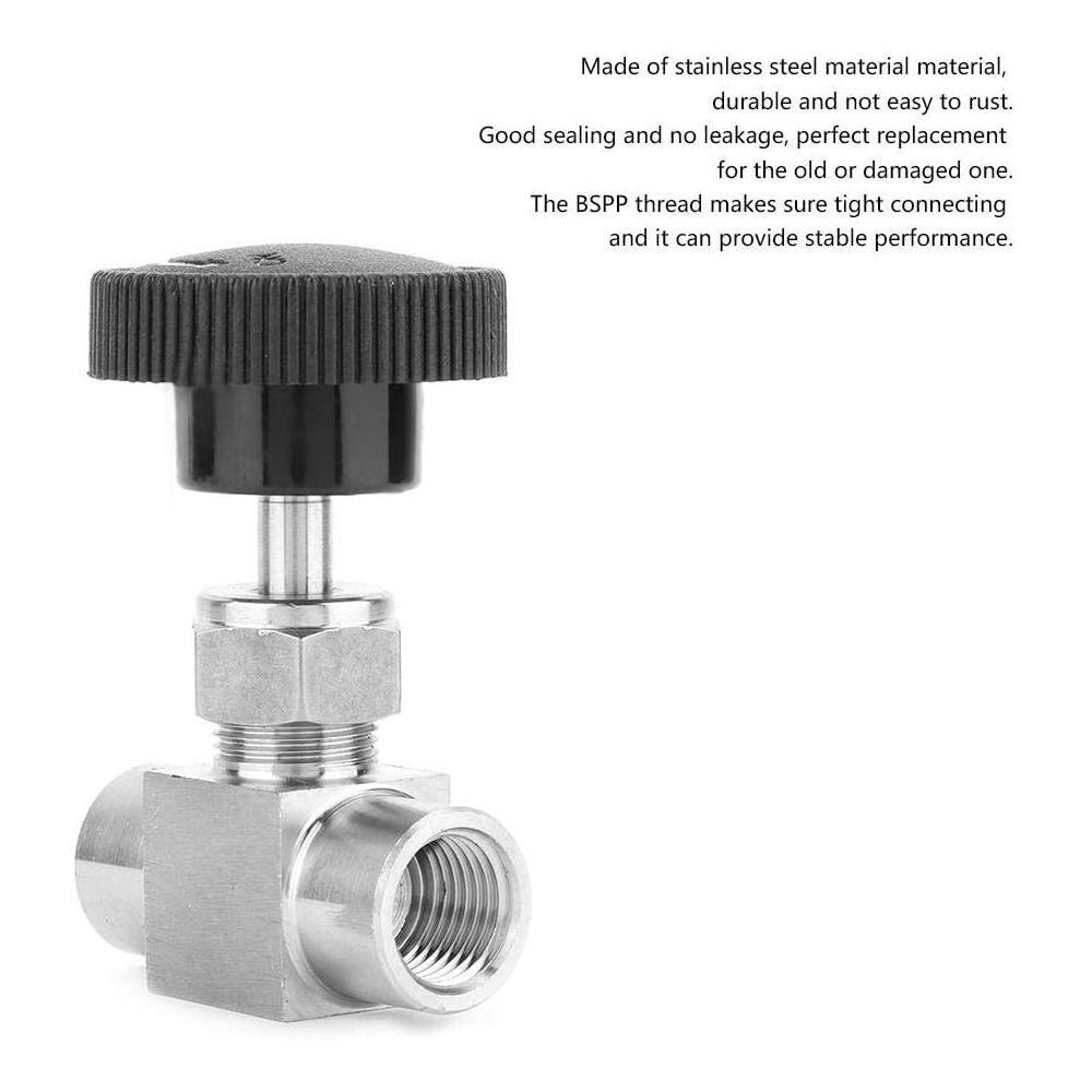 Thread Needle Valve BSPP Female  1/4 Npt Valve   Water Gas Oil Transmission