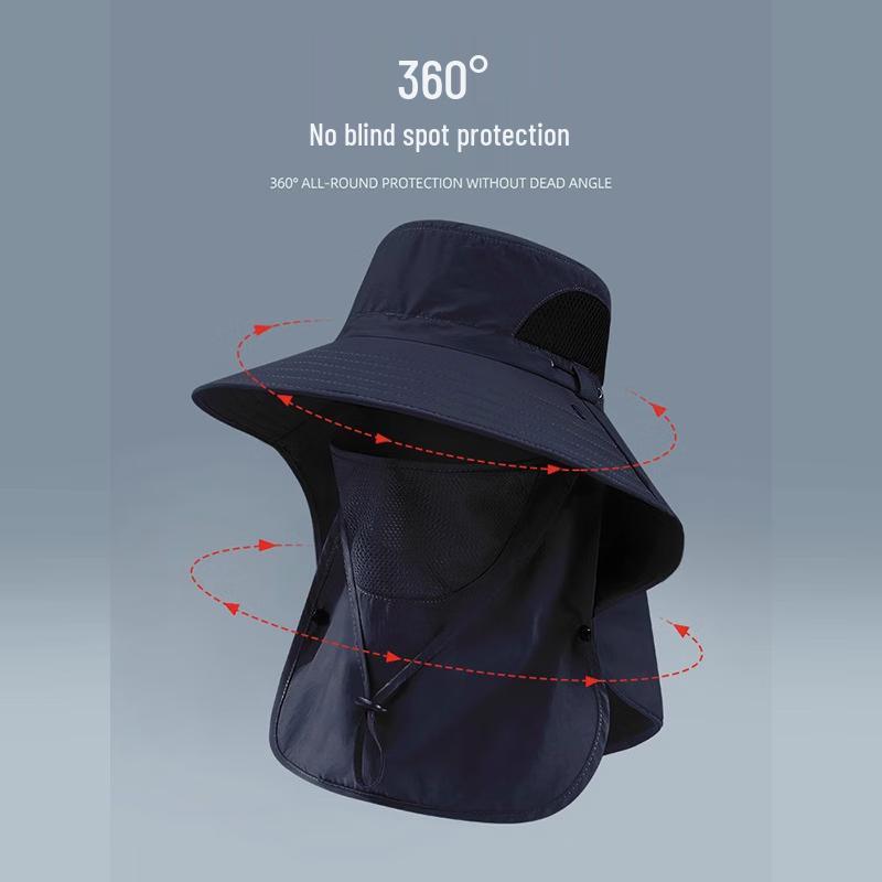 Unisex Summer Outdoor Wide Brim Sun Protection Hat
