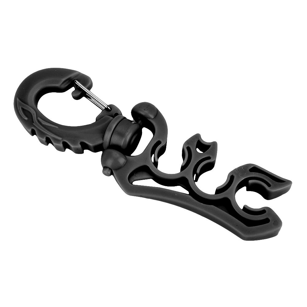 Keep Diving Underwater Diving Hose Holder Clip Buckle Hook Black