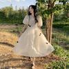 Mori dress girls summer new middle school high school students sweet gentle princess mesh dress