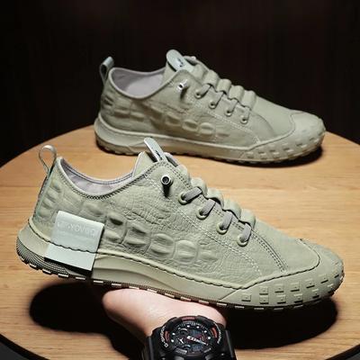Modne Letnie Nowe Oddychające Wygodne Buty Męskie Modne Wszechstronne Buty Płócienne Gruba Podeszwa Antypoślizgowe Buty Codzienne Zapatillas De Deporte