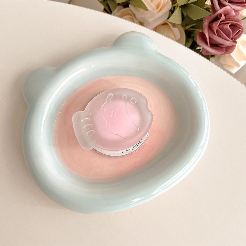 Transparent Matte Sandwich Snapper Burnt Mobile Phone Airbag Bracket Magnetic Suction Retractable Disassembly Portable Wind Woman