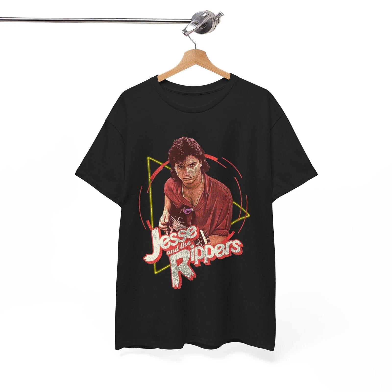 Унисекс Футболка Jesse And The Rippers, Поддельная Футболка Группы, Одежда Поп-Культуры Музыка XXXL
