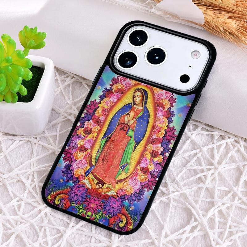 Virgin Mary And Jesus Shockproof Phone Case for iPhone 17 Air 16e 15 11 12 14 13 Pro Max Cover Coque