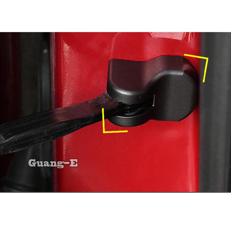 Car Body Anti Rust Water Proof Door Lock Key Keys Plastic Buckle Limit Device Trim 4pcs For Peugeot 3008 2013 2014 2015