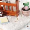 1:12 Dollhouse Wall Clock Realistic Miniature Wall Clock Model Furniture Toy for Pretend Play Accessories