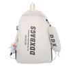 Men Lightweight Backpack Letter Print Student Schoolbag Women Large Capacity Campus Backpack with Pen Bag