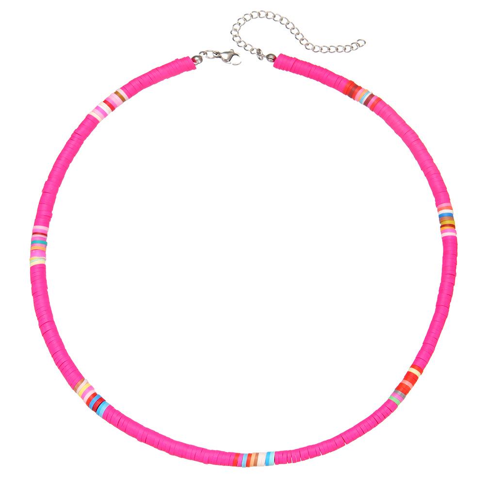 Håndlaget Fargerikt Perlekjede - Europeisk og Amerikansk Sommer Strandstil Kragekjede Choker for Kvinner.