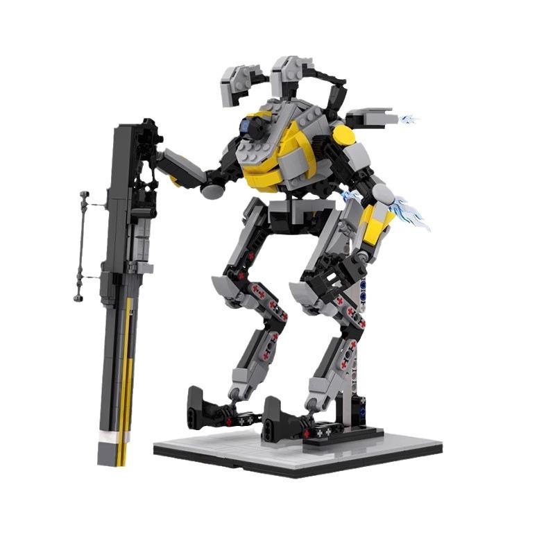 Building Blocks Assembled Particle Building Blocks Titanfall Peripheral Polaris Titan Robot Model