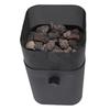 Outdoor Gas Fire Pit with Lava Rocks Adjustable Flame Portable Tabletop Fire Pit for Camping Patio Garden Yard Matte