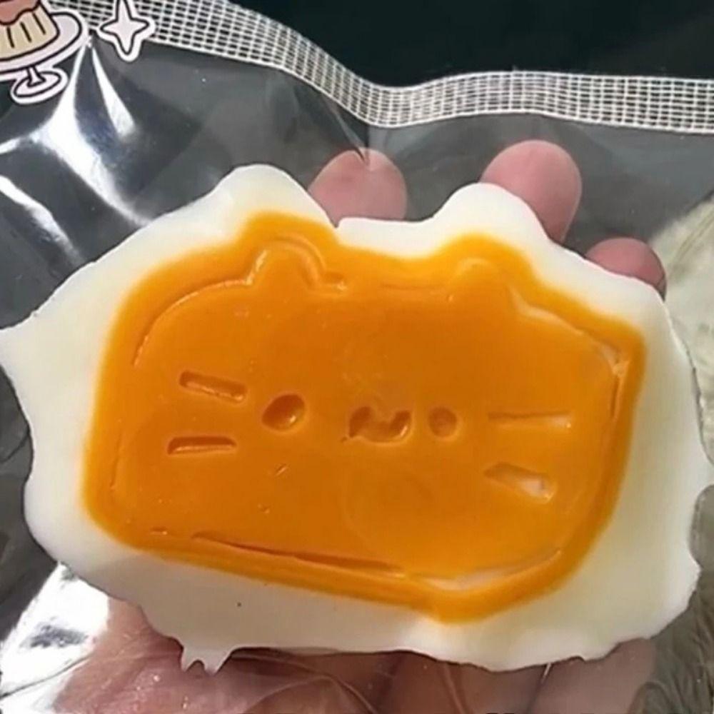 

TPR Cat Cheese Pinch Toy Cute Slow Rebound Toy New Squeeze Toy жовтий