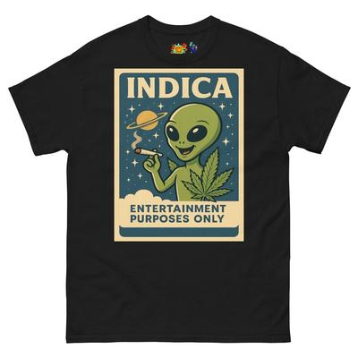 Indicallactic Indica Weed Nur zu Unterhaltungszwecken Weed T-Shirt