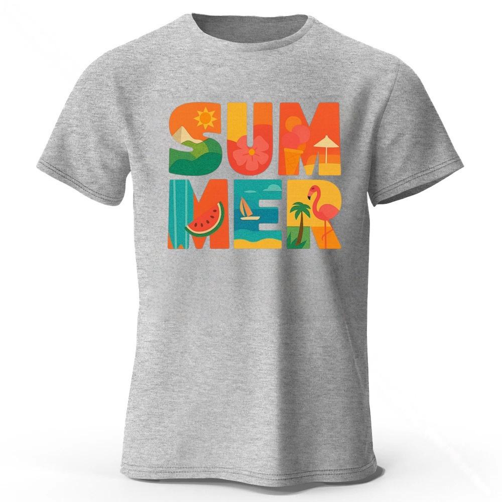 Sommer Neu Hochwertiges Reines Baumwoll T-Shirt Herren Locker Laufen Sport Kurzärmelig für Damen Modisches Bequemes Lässiges Oberteil