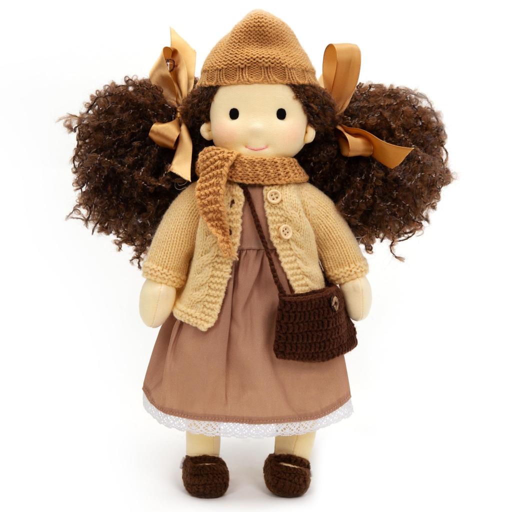 BlissfulPixie Handmade Waldorf Doll Clothes 30cm Clothing Set with Nice Box Girls Christmas Birthday Gift Dotty Clothing Accessories -