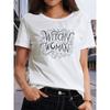 European Size "Halloween Art Word" Halloween T-shirt, Women's Clothing, Summer T-shirt Top, Fashionable Printed T-shirt