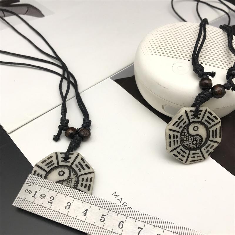 Chinese Bagua Hars Hanger Ketting, Hip-Hop Retro Stijl