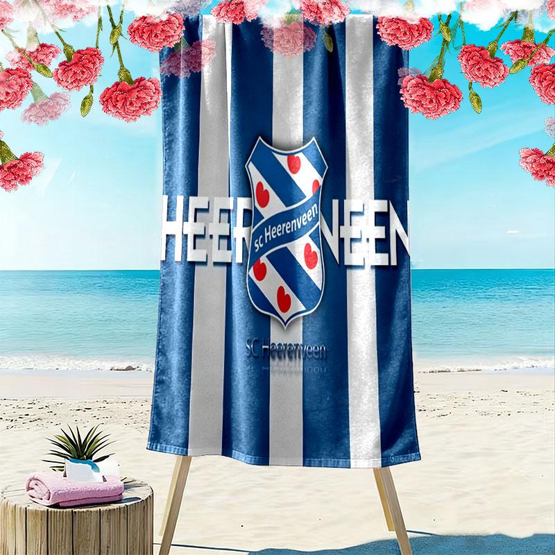 SC Heerenveen Print Beach Towel, Large Soft Quick Dry Towel for Beach Camping Swimming