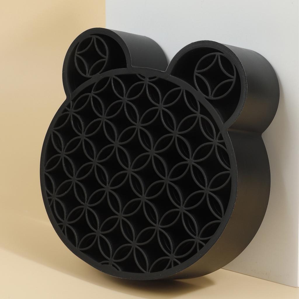 Silikon Nagelbürste Make-up Pinsel Ausstellungsständer Regal Aufbewahrungskoffer Trockengestell Bürstenhalter Make UP Halter Organizer