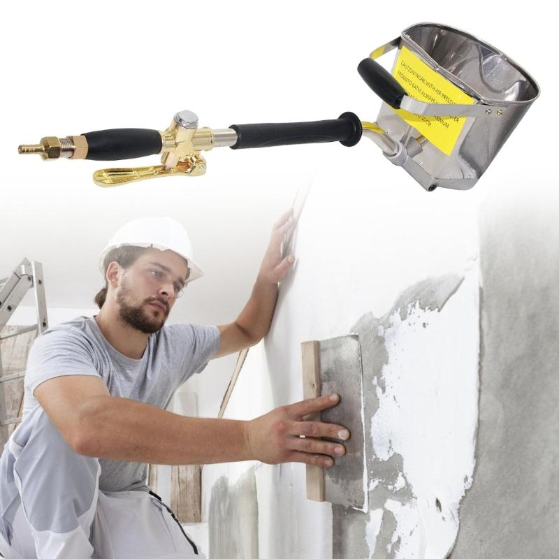 Robuster pneumatischer Zementmörtelspritzer Spezielle Spachtelspritzmaschine Für Dach und Wand Multifunktionaler Putz