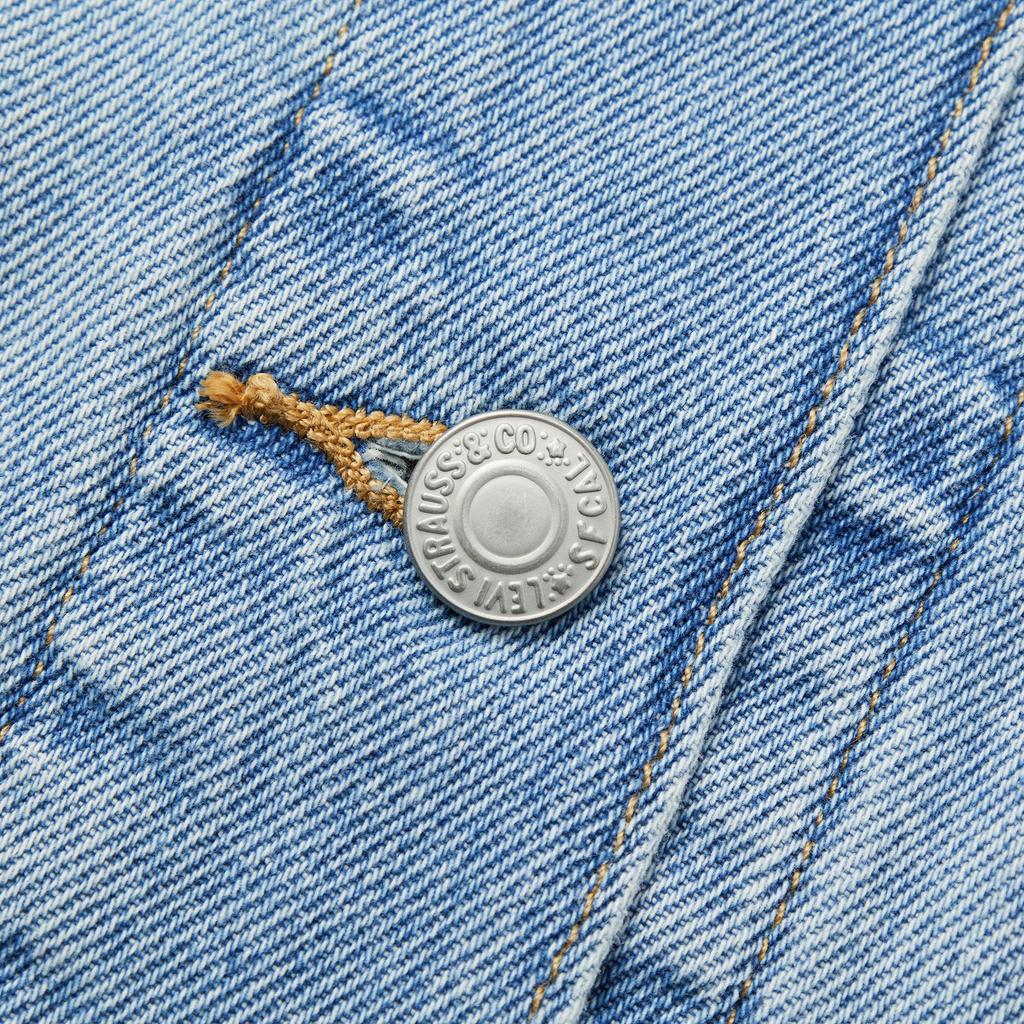Levis Casual Comfortable Simple Single Button Long Sleeve Denim Jacket Women Jackets 0052P-0001