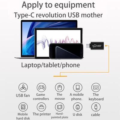 3.0 Male To Male USB Converter Type C Adapter USB-C Charge Adapter Type C Female To USB3.0 Female