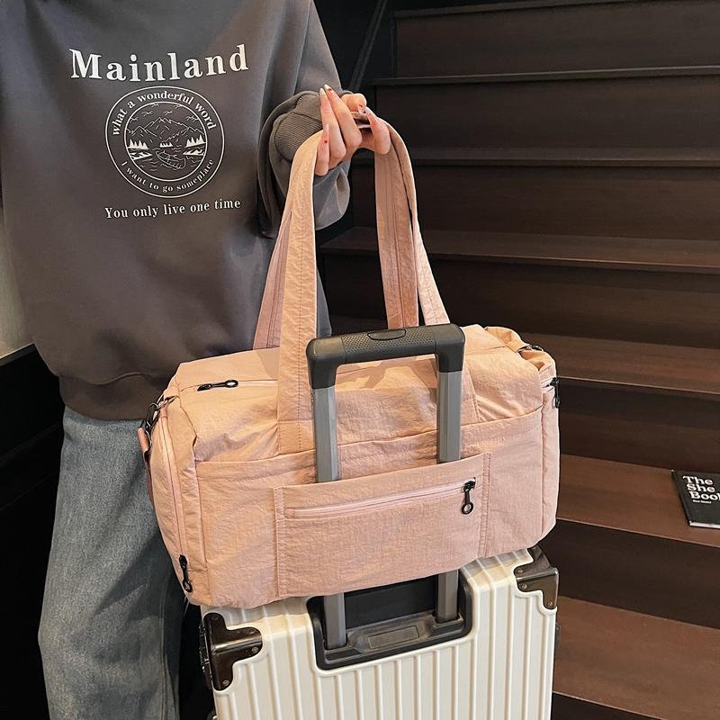 Lightweight Sports Fitness Bag Separation Shoes Bags Outdoor Short Trip Bag Large Capacity Commuter Shoulder Bag Dry Wet Separation