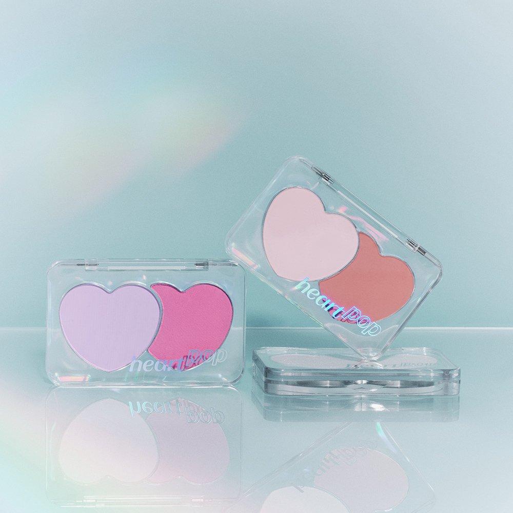 Etude Heart Pop Duo Blusher / Cheek Blusher / Highlighter / Dual 7.5g