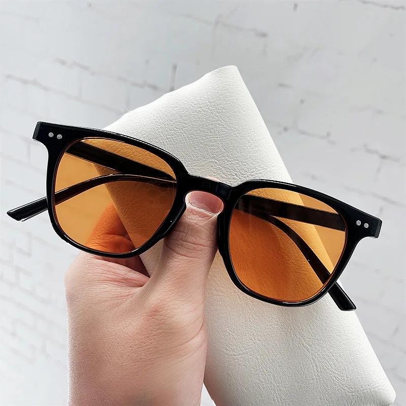 Vintage Square Sunglasses Retro Oversized Sunglasses Women's Fashion Men Shades Sun Glasses UV400 Eyewear