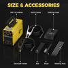 HAXIAOER ARC-140 140A IGBT Inverter MMA Welder 110V Portable 2-in-1 Stick Lift TIG Arc Welding Machine Beginner DIY Hot Start