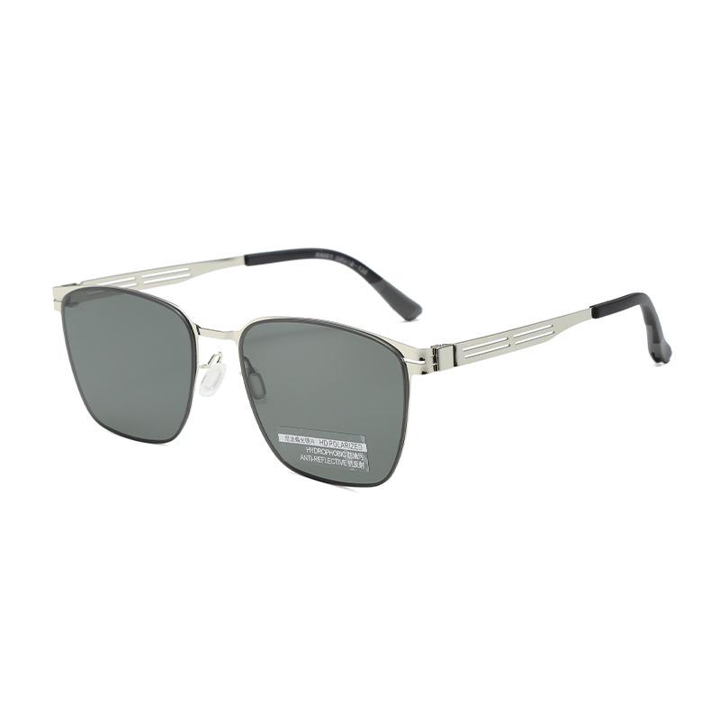 Men s Polarized Nylon Sunglasses - Simple Square Frame for Driving and Fashion
