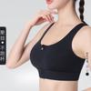 Front Zip High Impact Sports Bra Women Quick Dry Shockproof