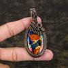 Spiny Oyster Handmade Copper Wire Wrap Jewelry Pendant 2.99 T1P84