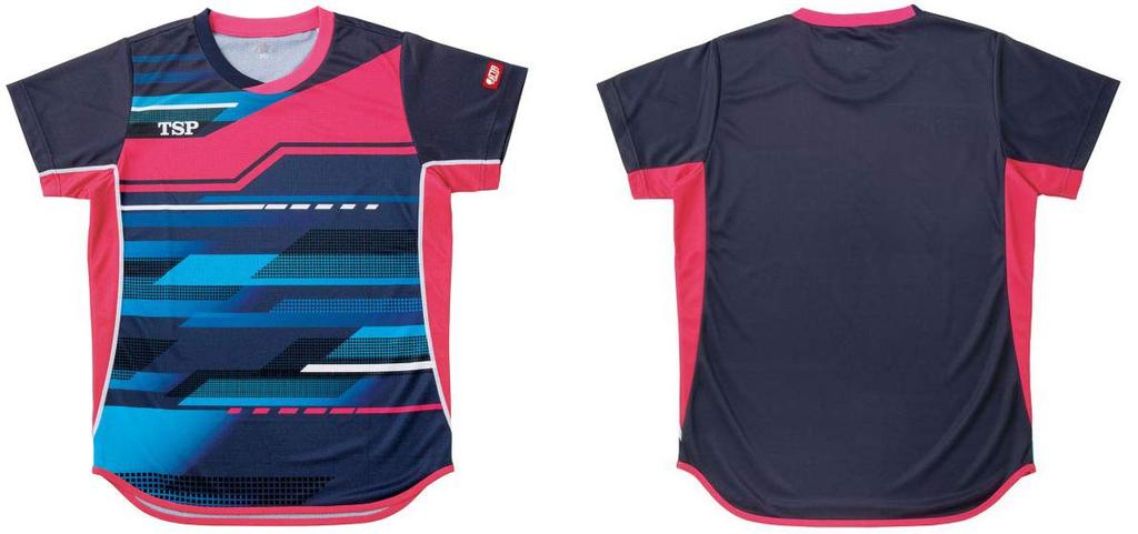 VICTAS Table Tennis Majeste Shirt, Unisex, Official Match Shirt, Navy, Size S (031429)