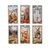78Pcs English Tarot Mucha Tarot Cards Deck Funny Family Board Game Playing Game Cards Party Games
