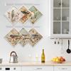 Cleaning Cloth Reusable Kitchen Dish Towels Eco-friendly Microfiber Bird Flowers Print Dishcloths Lint Free Washable Duster Rags Tea Towels 9*7inch