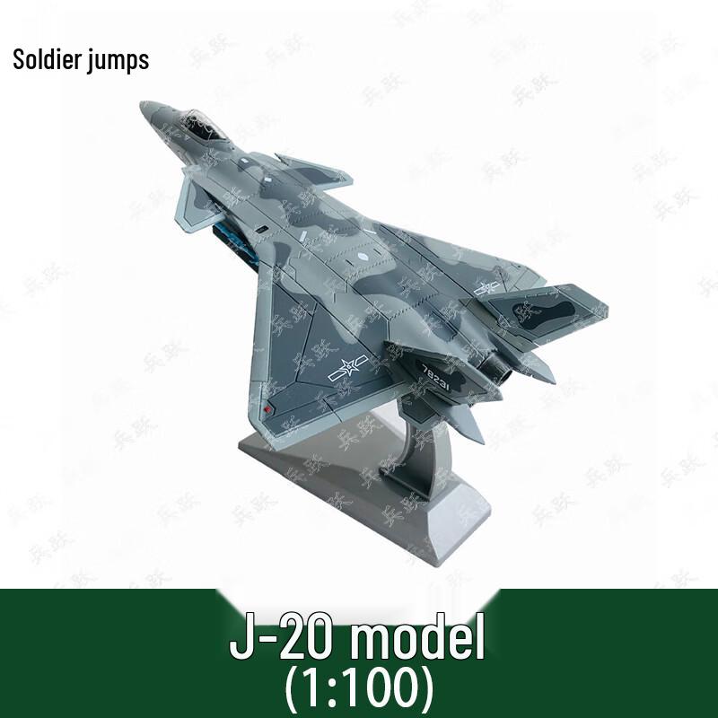 J-20 Fighter Jet Alloy Model