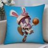 Game Zooba Zoo Battle Royale Games Cushion Cover Cushion Covers Natural Linen Breathable Sofa Bedroom Decor Pillowcase