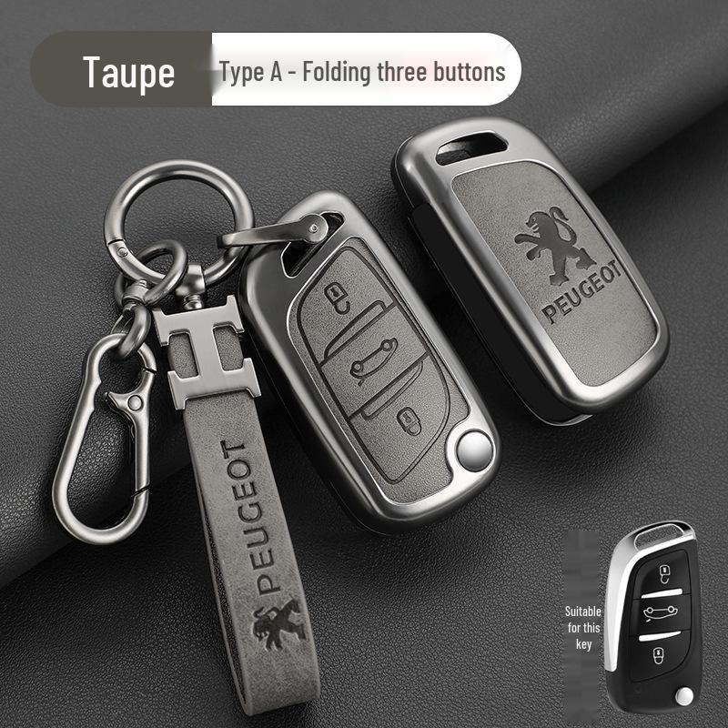 Zinc Alloy Key Cover for Dongfeng Peugeot: Fits 308, 301, 408X, 308S, 3008, 2008, 508 Models